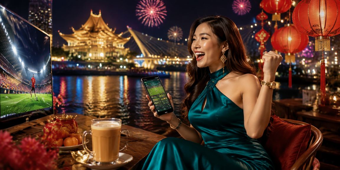 Pengguna mengakses kasino mudah alih 4d98 di Kuching Sarawak dengan paparan antara muka bahasa Melayu pada telefon pintar