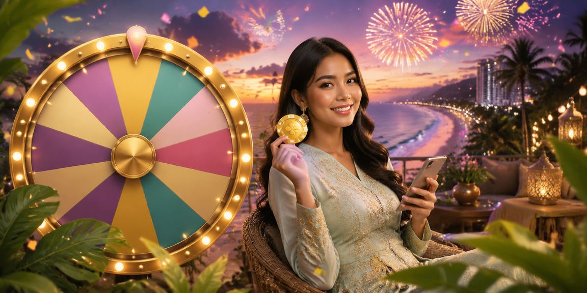 Suasana cabutan bertuah Hari Raya di Pulau Pinang menggambarkan promosi bermusim yang ditawarkan oleh platform pertaruhan tempatan